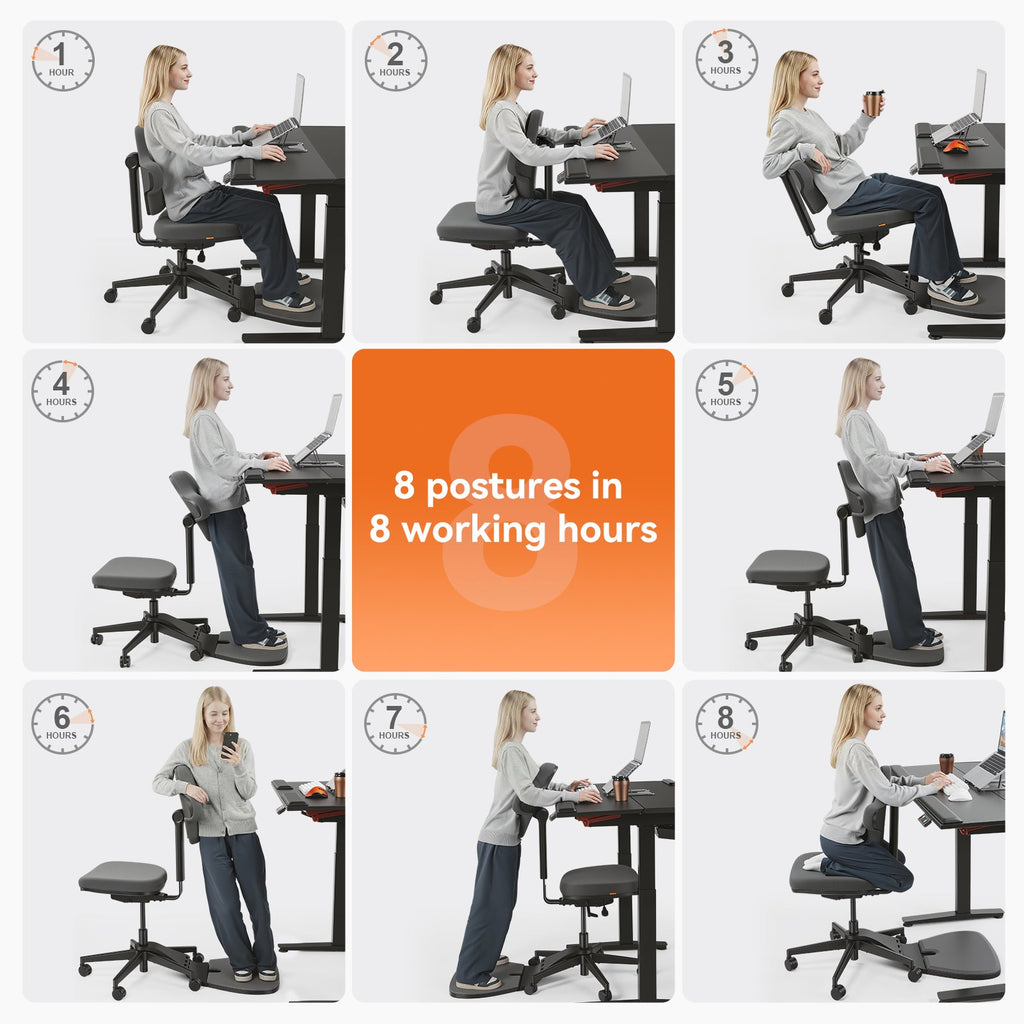 RESTLESS Standing Mate - Ergonomic Desk Chair